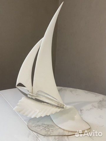 Винтажный сувенир «Парусник»Эпохи СССР