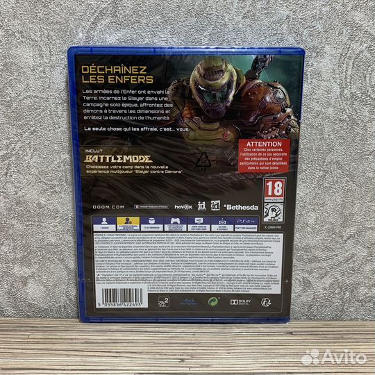 Игра PS4/PS5 Doom Eternal в Упаковке