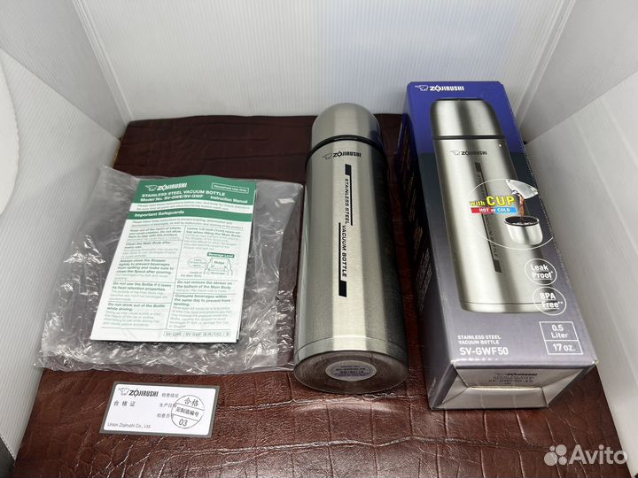 Термос Zojirushi SV-GWF50 без тефлона