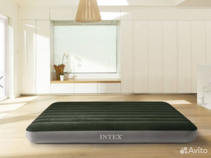 Надувной матрас 152х203х25 см,intex 64109