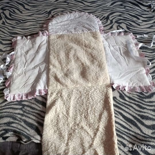 Конверт на выписку для девочки осень зима