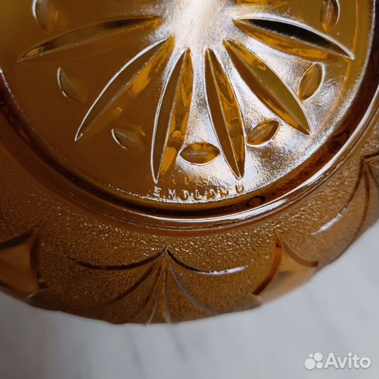 Ваза цветное стекло, Англия