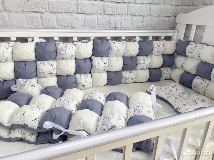 Бортики в детскую кроватку