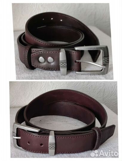 Мужской кожаный ремень