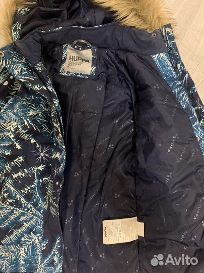 Куртка на девочку зимняя 140