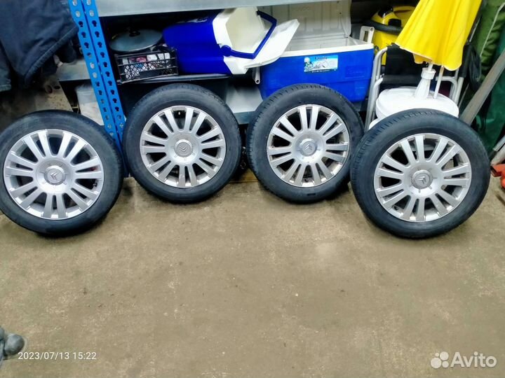 Оригинальные диски с колпаками Ситроен c5