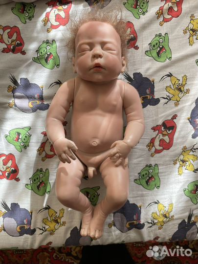Кукла реборн силиконовая мальчик