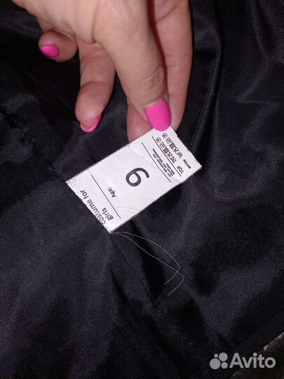 Пиджак для девочки 134 140