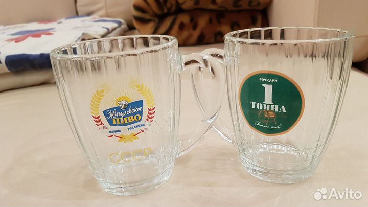 Кружка пивная Граненая Каждая Большие