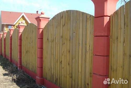 Столбы, колонны, заборы