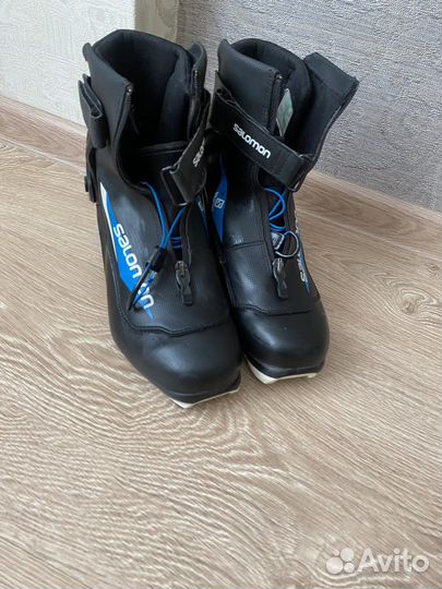 Лыжные ботинки коньковые salomon prolink skate jr