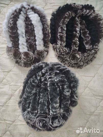 Шапка зимняя меховая женская