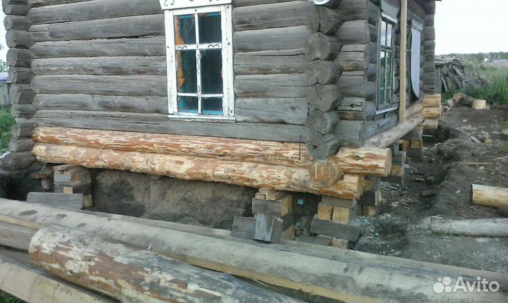 Подъем домов,замена венцов