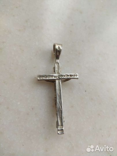 Серебряный крестик 925 пробы