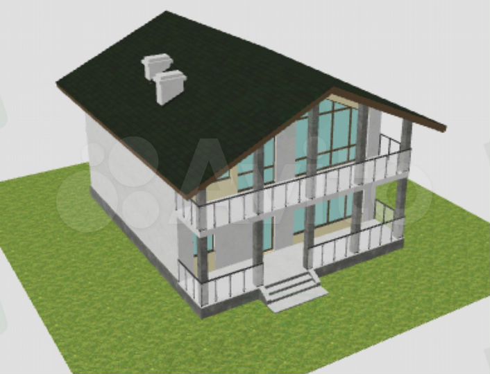 Дом 175 м² на участке 7,5 сот.