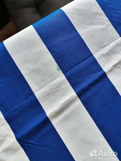 Скатерть бело-синяя квадратная 2 шт 140х140 см