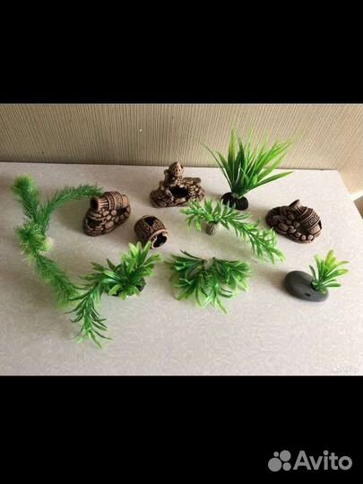 Аквариумы 5 и 10 литров +куча атрибутов