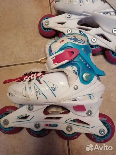 Роликовые коньки детские раздвижные
