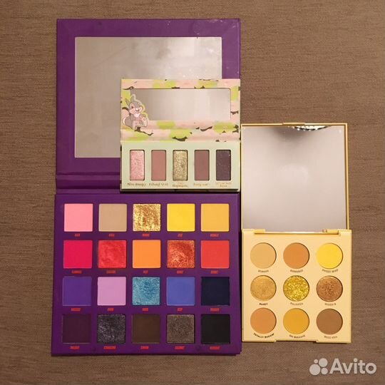 Палетки теней ColourPop