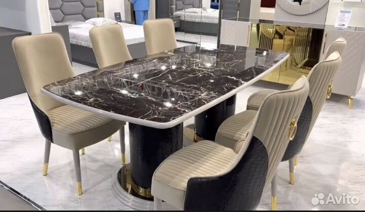 Стол и 6 стульев комплект 
