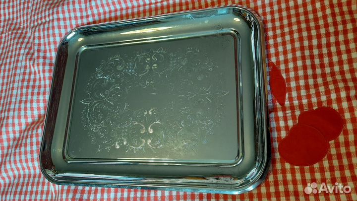 Мельхиоровый поднос СССР