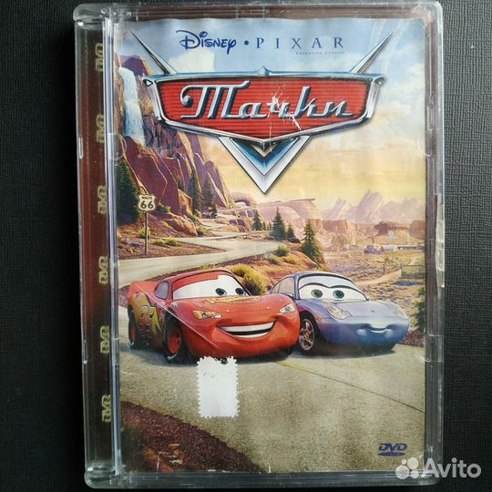 Компьютерная игра Тачки на DVD диске