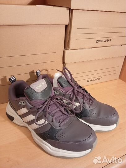 Adidas мужские кроссовки кожаные оригинальные зимн