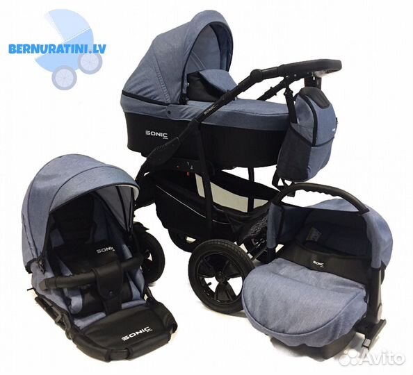 Коляска 3 в 1 бу