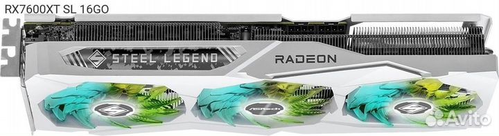 RX7600XT SL 16GO, Видеокарта ASRock AMD Radeon RX 76