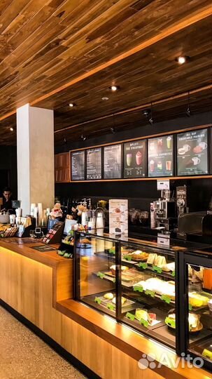 Стойка для кофейни, барная стойка для выпечки