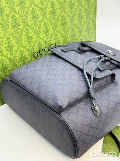 Рюкзак мужской Gucci GG Синий