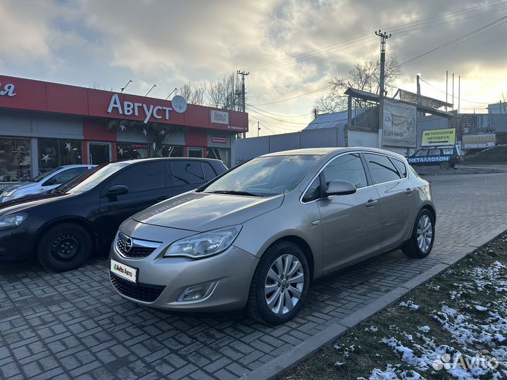 Opel Astra 1.4 AT, 2011, 174 000 км