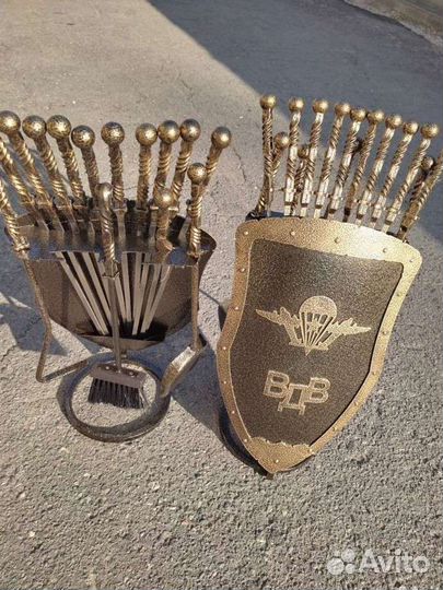 Подарок на день вдв подставка для шампуров