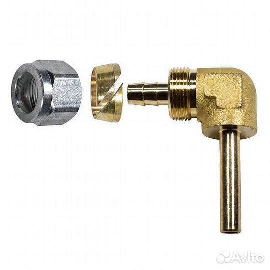 Фитинг В сборе угловой 90 тпт 6мм