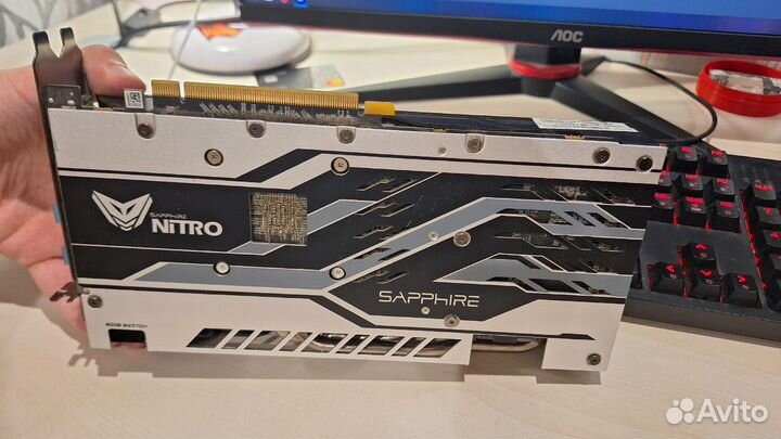 Видеокарта rx570 8gb sapphire nitro+