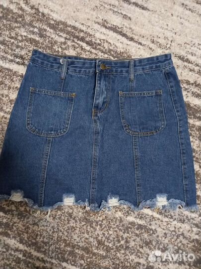 Юбка джинсовая