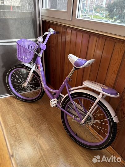 Велосипед для девочки 20 дюймов 6-9 лет