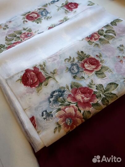 Тюль готовый, комплект на окно