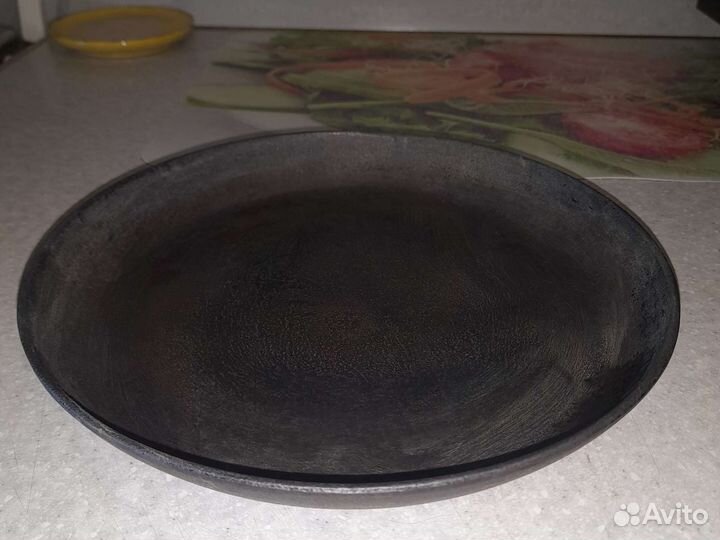 Чугунная сковорода ссср,клеймо Диаметр 22см