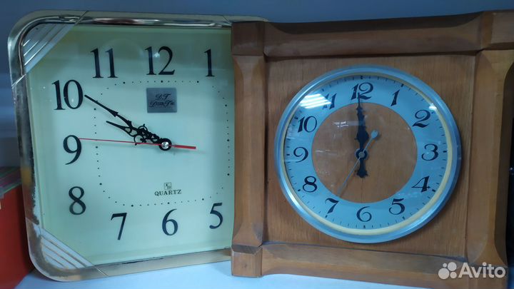 Часы настенные, 2 штуки одним лотом