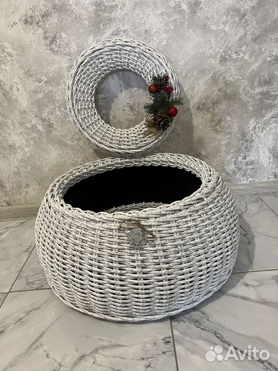 Юбка под елку,искуственная клумба