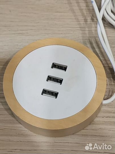 Зарянле устройство/тройник IKEA Nordmarke 3 USB