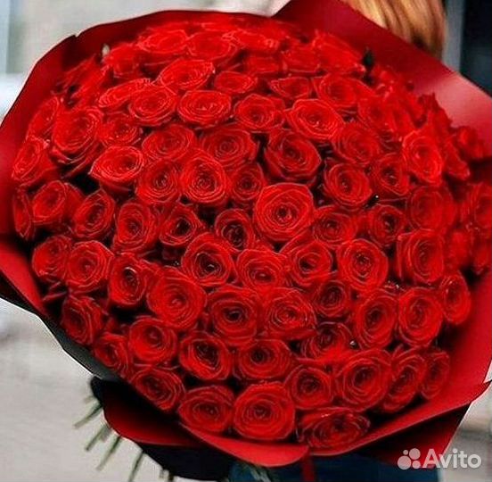Букет роз 101 роза 51 роза