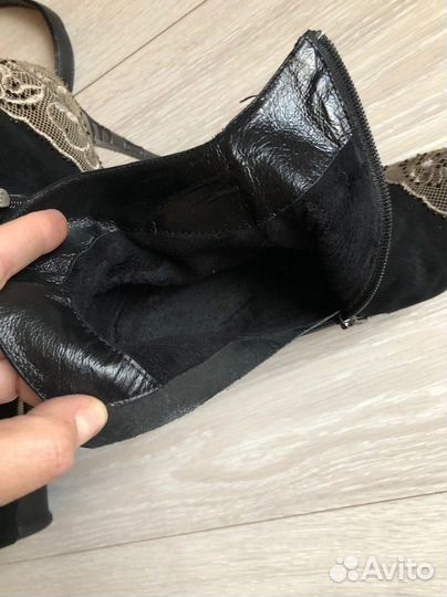 Ботильоны нат.замша, 39-40р