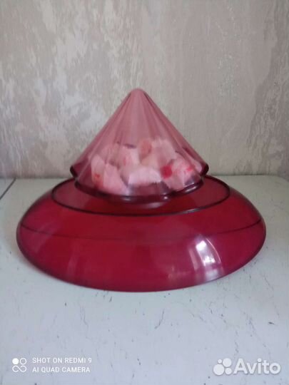 Блюдо и конфетница Таппервер б. у