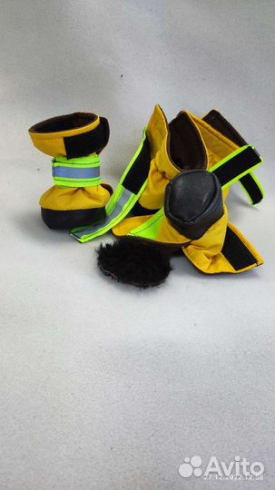 Ботинки зимние для собак