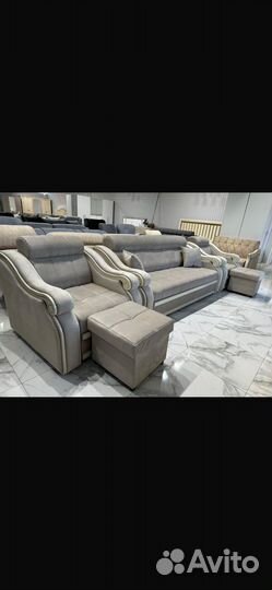 Кухонный угловой диван со спальным местом