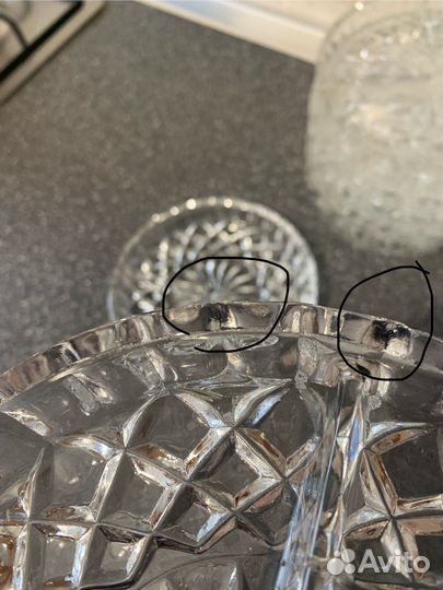 Хрустальная менажница