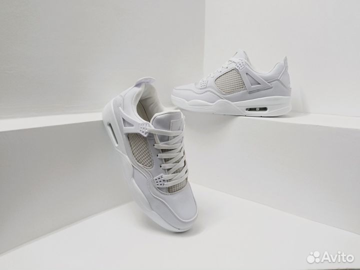 Кроссовки Nike Air Jordan 4 белые