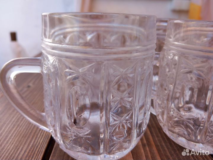 Хрустальные рюмки СССР, кружки